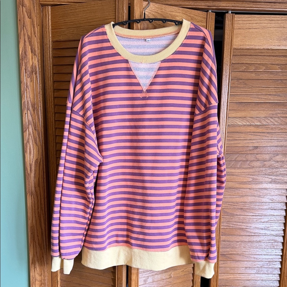 Vibrant Striped Women's Sweater